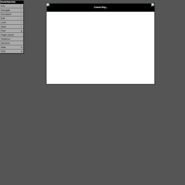 Workshop page on oddbird.net displayed as black and white text on the WWW browser emulator